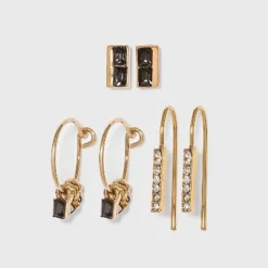 Deals ✨ Hoop and Threader Stud Earring Set 3pc - A New Day™ Gold 😀 5 Deals ✨ Hoop and Threader Stud Earring Set 3pc - A New Day™ Gold 😀 -Outlet New Day Wear Store unnamed file 1036