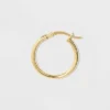 Coupon 🔥 Sterling Silver Round Thin Hoop Earrings - A New Day™ Gold ✔️ -Outlet New Day Wear Store unnamed file 1054
