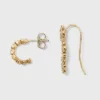 Outlet ๐ Crystal Glass Stud Small Hoop Earring Set 3pc - A New Day™ Gold โจ 2 Outlet ๐ Crystal Glass Stud Small Hoop Earring Set 3pc - A New Day™ Gold โจ -Outlet New Day Wear Store unnamed file 1082