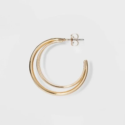Best reviews of โจ Metal Double Hoop Earrings - A New Day™ Gold ๐ 3 Best reviews of โจ Metal Double Hoop Earrings - A New Day™ Gold ๐