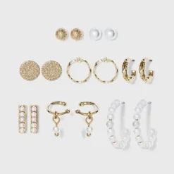 Wholesale ๐ Pearl Hoop, Stud, Ear Cuffs Earring Set 8pc - A New Day™ โค๏ธ 5 Wholesale ๐ Pearl Hoop, Stud, Ear Cuffs Earring Set 8pc - A New Day™ โค๏ธ -Outlet New Day Wear Store unnamed file 1087