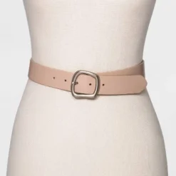 Buy 😍 Women's Organic Buckle Belt - A New Day™ ⌛