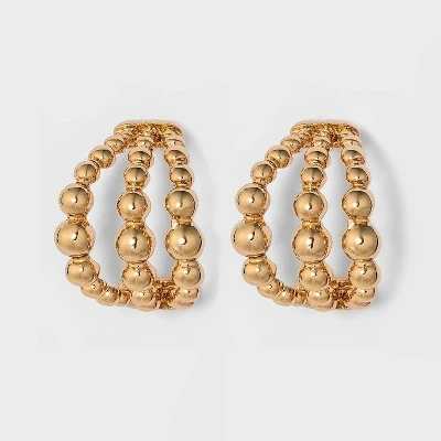 Best reviews of ๐ Beaded Small Hoop Earrings - A New Day™ Gold โ๏ธ 4 Best reviews of ๐ Beaded Small Hoop Earrings - A New Day™ Gold โ๏ธ - Image 2