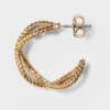 Buy ❤️ Criss Cross Textured Small Hoop Earrings - A New Day™ Gold 🤩 2 Buy ❤️ Criss Cross Textured Small Hoop Earrings - A New Day™ Gold 🤩 -Outlet New Day Wear Store unnamed file 1114
