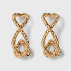 Buy ❤️ Criss Cross Textured Small Hoop Earrings - A New Day™ Gold 🤩 -Outlet New Day Wear Store unnamed file 1115