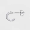 Cheapest 😉 Cubic Zirconia Triangle Stud and Huggie Earring Set - A New Day™ Silver 🎁 -Outlet New Day Wear Store unnamed file 1156