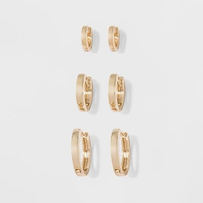 Cheapest 🎁 Small Hoop Earrings - A New Day Gold 👍 6 Cheapest 🎁 Small Hoop Earrings - A New Day Gold 👍 - Image 4