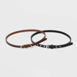 Outlet ✨ Women's Harness Belt with Metal Grommet - A New Day™ Cognac ❤️ -Outlet New Day Wear Store unnamed file 129