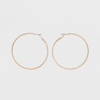 Hot Sale ๐ Textured Hoop Earrings - A New Day Silver โญ 5 Hot Sale ๐ Textured Hoop Earrings - A New Day Silver โญ - Image 3