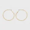 Best Sale โ๏ธ Textured Hoop Earrings - A New Day™ Gold โ 2 Best Sale โ๏ธ Textured Hoop Earrings - A New Day™ Gold โ -Outlet New Day Wear Store unnamed file 1319