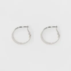 Promo ✔️ Medium Flat Hoop Earrings - A New Day™ Silver ⭐ 7 Promo ✔️ Medium Flat Hoop Earrings - A New Day™ Silver ⭐ -Outlet New Day Wear Store unnamed file 1345