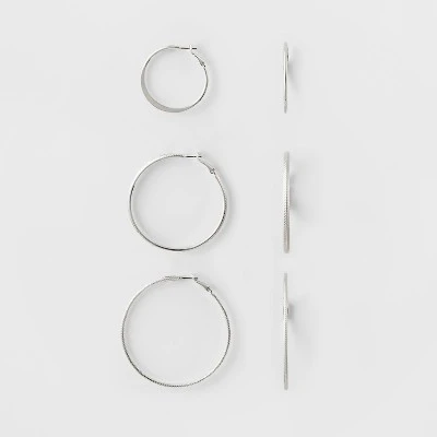 Brand new ✨ Hoop Earring Set 3ct - A New Day Gold ✔️ 6 Brand new ✨ Hoop Earring Set 3ct - A New Day Gold ✔️ - Image 4