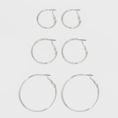 Deals ๐ Hoop Earring Set 3ct - A New Day Gold ๐ 5 Deals ๐ Hoop Earring Set 3ct - A New Day Gold ๐ - Image 3