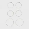 Budget ๐คฉ Hoop Earring Set 3ct - A New Day™ Silver ๐ 1 Budget ๐คฉ Hoop Earring Set 3ct - A New Day™ Silver ๐ -Outlet New Day Wear Store unnamed file 1359