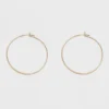 Deals 🎁 Thin Medium Hoop Earrings - A New Day™ Gold 🛒 -Outlet New Day Wear Store unnamed file 1369