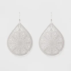 Wholesale ❤️ Women's Fashion Earring Filigree - A New Day™ Silver ❤️ 9 Wholesale ❤️ Women's Fashion Earring Filigree - A New Day™ Silver ❤️ -Outlet New Day Wear Store unnamed file 1383