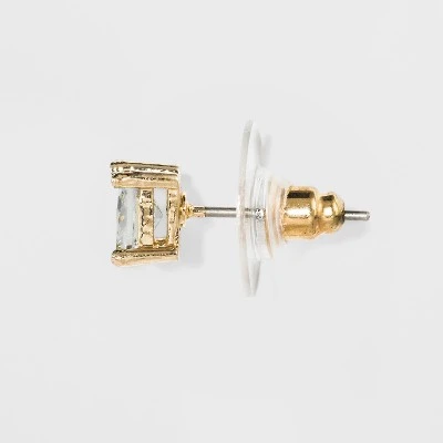 Deals ๐ Women's Fashion Trio Crystal Square Stud Earring Set 3pc - A New Day™ Silver/Gold โจ 3 Deals ๐ Women's Fashion Trio Crystal Square Stud Earring Set 3pc - A New Day™ Silver/Gold โจ