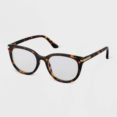Best Pirce ๐ Women's Tortoise Shell Cateye Blue Light Filtering Reading Glasses - A New Dayโข Brown โ 2 Best Pirce ๐ Women's Tortoise Shell Cateye Blue Light Filtering Reading Glasses - A New Dayโข Brown โ