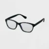 Cheapest 🥰 Women's Square Blue Light Filtering Glasses - A New Day™ Black ✔️ -Outlet New Day Wear Store unnamed file 1467