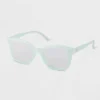 Top 10 ✔️ Women's Square Blue Light Filtering Reading Glasses - A New Day™ Light Mint Green ✔️