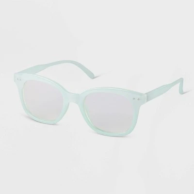 Top 10 ✔️ Women's Square Blue Light Filtering Reading Glasses - A New Day™ Light Mint Green ✔️ 3 Top 10 ✔️ Women's Square Blue Light Filtering Reading Glasses - A New Day™ Light Mint Green ✔️