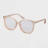 Deals 🤩 Women's Oversized Cateye Blue Light Filtering Glasses - A New Day™ Tan 😍 -Outlet New Day Wear Store unnamed file 1518