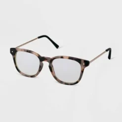 Best deal ✨ Women's Tortoise Shell Square Blue Light Filtering Glasses - A New Day™ Tan 😉