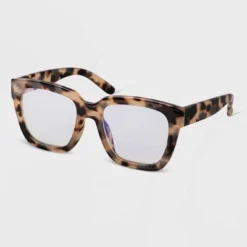 Flash Sale ⭐ Women's Square Blue Light Filtering Glasses - A New Day™ Clear 👍