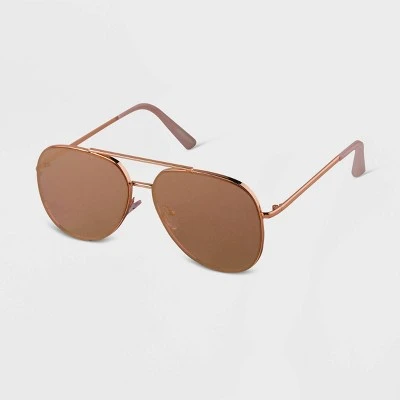 Coupon ๐ Women's Mirrored Aviator ๐ฏ Sunglasses - A New Day™ Rose Gold โจ 3 Coupon ๐ Women's Mirrored Aviator ๐ฏ Sunglasses - A New Day™ Rose Gold โจ