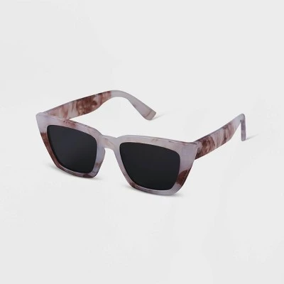 Budget ๐ Women's Angular Rectangle Sunglasses - A New Dayโข Gray โ 3 Budget ๐ Women's Angular Rectangle Sunglasses - A New Dayโข Gray โ