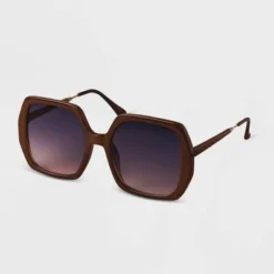 Outlet ๐ Women's Oversized Square Sunglasses - A New Dayโข Brown ๐งจ