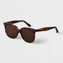 Flash Sale ✔️ Women's Tortoise Print Acetate Cateye 🔥 Sunglasses - A New Day™ Brown ⌛