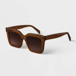 Best reviews of ⌛ Women's Acetate Oversized Square 🎁 Sunglasses - A New Day™ Brown ✔️