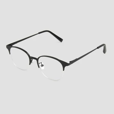 Discount ๐ Women's Matte Browline Blue Light Filtering Glasses - A New Day™ Black ๐ 3 Discount ๐ Women's Matte Browline Blue Light Filtering Glasses - A New Day™ Black ๐