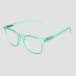 Cheapest ❤️ Women's Crystal Square Blue Light Filtering Glasses - A New Day™ Mint 🤩
