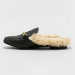 Deals 🌟 Women's Rebe Mules - A New Day™ Burgundy 😀