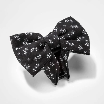 Buy ❤️ Floral Bow Claw Hair Clip - A New Day™ Black ✔️ 3 Buy ❤️ Floral Bow Claw Hair Clip - A New Day™ Black ✔️ - Image 2