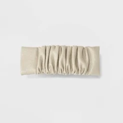 New ⭐ Rouched Faux Leather Barrette Hair Clip - A New Day™ Ivory ⭐ -Outlet New Day Wear Store unnamed file 1864