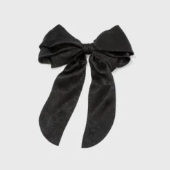 Outlet ⌛ Satin Bow with Tail Hair Barrette - A New Day™ Violet ✨ -Outlet New Day Wear Store unnamed file 1885