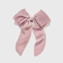 Outlet ⌛ Satin Bow with Tail Hair Barrette - A New Day™ Violet ✨ -Outlet New Day Wear Store unnamed file 1887