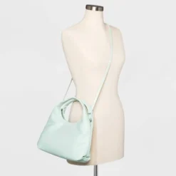 Cheapest 🛒 Soft Trapezoid Shoulder Bag - A New Day™ Mint Green ⭐