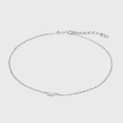 Outlet 💯 Sterling Silver Butterfly Anklet - A New Day™ Silver ❤️