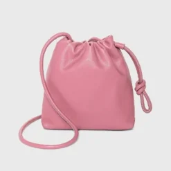 Best Sale 👏 Drawstring Crossbody Bag - A New Day™ Pink ⌛ -Outlet New Day Wear Store unnamed file 1922