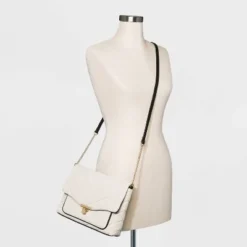 Cheap 👍 Quilted Boxy Crossbody Bag - A New Day™ White 🎉
