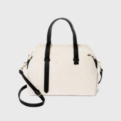 Hot Sale 🛒 Soft Satchel Handbag - A New Day™ Off White 👍 -Outlet New Day Wear Store unnamed file 1988