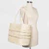 Flash Sale 🛒 Straw Tote Handbag - A New Day™ Light Beige 🎁 -Outlet New Day Wear Store unnamed file 2063