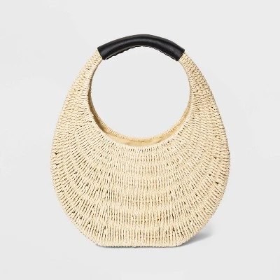 Cheapest โจ Straw Oval Top Handle Tote ๐ Handbag - A New Day™ Natural ๐ฅ 4 Cheapest โจ Straw Oval Top Handle Tote ๐ Handbag - A New Day™ Natural ๐ฅ - Image 2