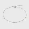Promo 🛒 Sterling Silver Pierced Cubic Zirconia Anklet - A New Day™ Silver ✔️ -Outlet New Day Wear Store unnamed file 21