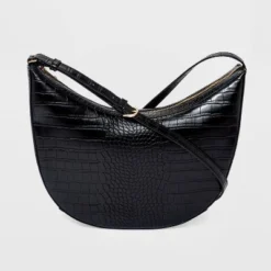 Buy 😉 Oval Shoulder Handbag - A New Day™ Black/alligator Print 🤩 -Outlet New Day Wear Store unnamed file 2141