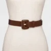 Cheap 😉 Women's Covered Buckle Belt with Flat Prong - A New Day™ Brown 🔥 -Outlet New Day Wear Store unnamed file 216